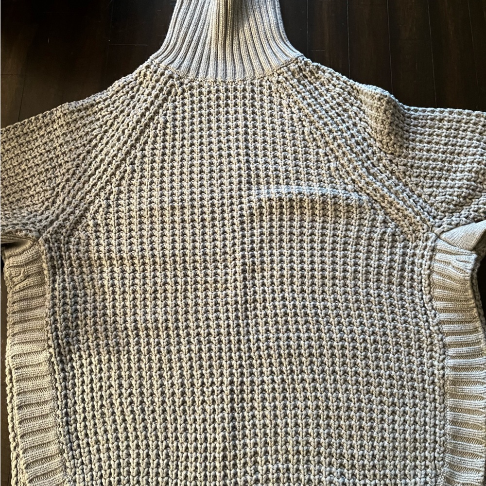 J crew grey poncho sweater size xs